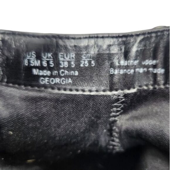 BLEECKER & BOND Georgia Black Leather Ankle Booties - Picture 13 of 14